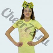 Футболка Cheerleader желтая
