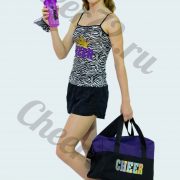 Топ Zebra фиолетовый